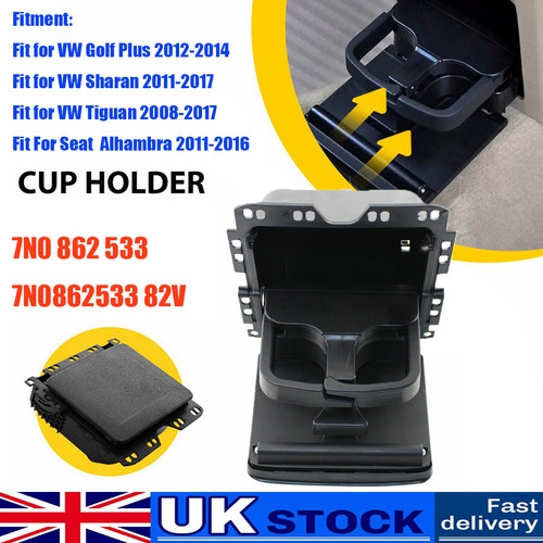 Rear armrest center cup holder - center,