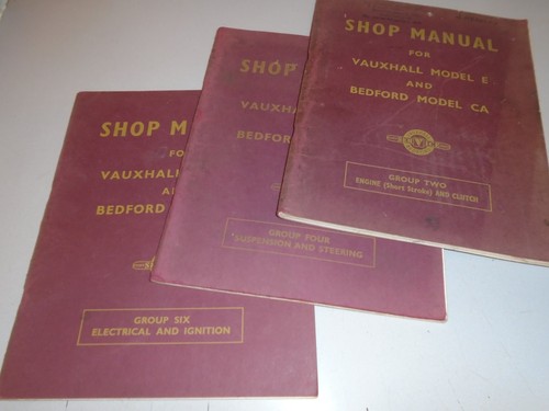 Vauxhall model bedford ca - e,