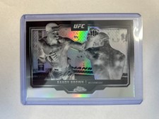 063 TOPPS UFC CHROME 2025 RANDY BROWN WELTERWEIGHT NEGATIVE REFRACTOR .