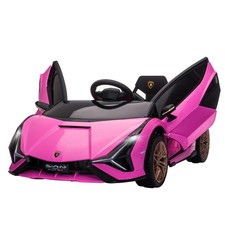 HOMCOM Lamborghini SIAN 12V Electric Car for Kids w/ Remote Control