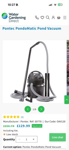 Pondtex pond vac - pond,