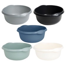 Washing Up Round Bowl Durable Plastic Kitchen Sink Bowl 28, 32,36cm:  MADE IN UK