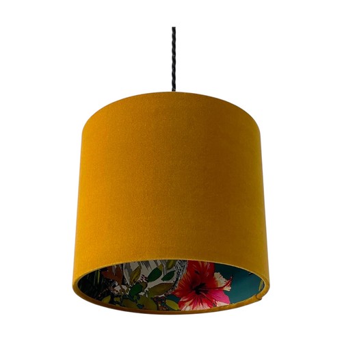 Lampshade mustard yellow - lampshade,