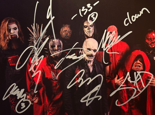 Slipknot band signed autograph - band,