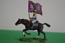Britains Swoppets ACW Mounted Confederate Standard Bearer Cavalry
