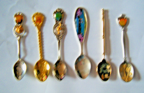 Souvenir spoons collection - spoons,