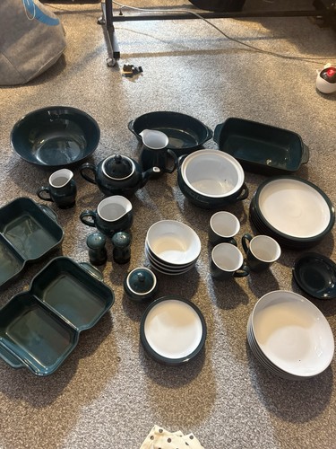 Denby dinner set greenwich - ,