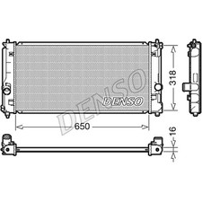 DENSO Radiator DRM50081 -