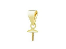 9ct Gold Pendant Bail 3mm