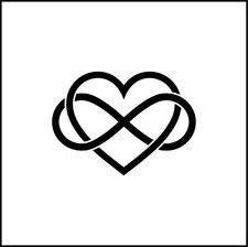 Infinity Symbol And Heart Love