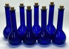 Coloured Glass Tulipano Bottles 200ml with Cork 8 Pack