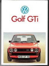 Volkswagen Golf GTi Campaign Mk1 Limited Edition 1983 UK Market Sales Brochure