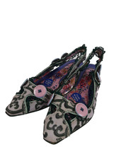 Irregular Choice leather sandals with button detail - UK size 3.5