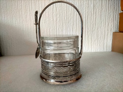 Vintage pickle jar glass - vintage,