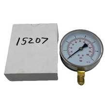 4" Inch (100mm) Diameter 7 BAR 100 PSI  Bottom Entry 3/8 Air Pressure Gauges
