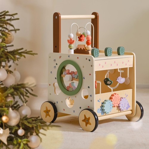 Pairpear wooden activity cube - activity,