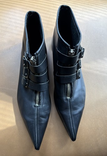 Goth pike vintage buckle - vintage, boots
