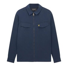 Lyle and Scott Mens Jacket Overshirt Regular Fit Full Zip Casual Cotton New