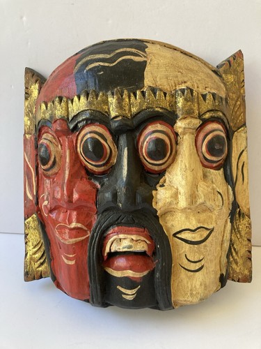 Vintage inch wooden three - wooden,