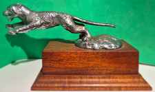 Desmo Original Copyright Mounted Jaguar car mascot.  SS jaguar car mascot