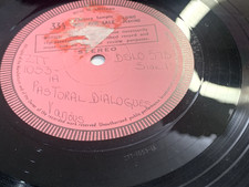 DECCA L'Oiseau-Lyre DSLO 575 PASTORAL DIALOGUES Factory Sample LP Vinyl 1980 NM