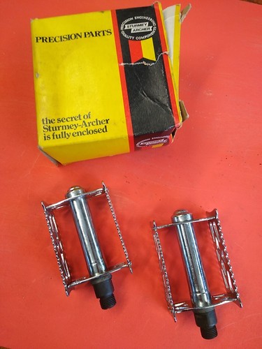Sturmey archer rat trap pedals - sturmey,