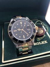 Vintage Rolex Submariner Date 16803 Rare Nipple Dial 