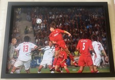 Framed Steven Gerrard Goal
