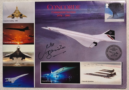 Fdc concorde signed mike - fdc,