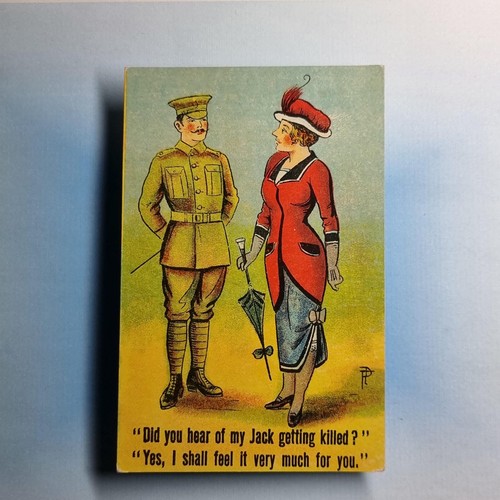 Ww1 military postcard c1917 - ww1,