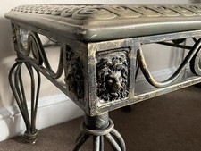 Heavy Ornate Metal & Glass