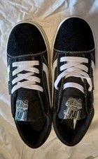 Black VANS TNT Shoes Uk 5
