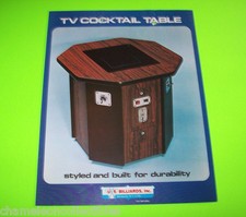 US BILLIARDS TV COCKTAIL TABLE