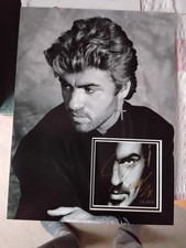  GEORGE MICHAEL SIGNED 16X12