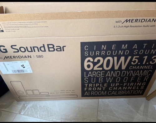 Sound bar s80 - lg, surround