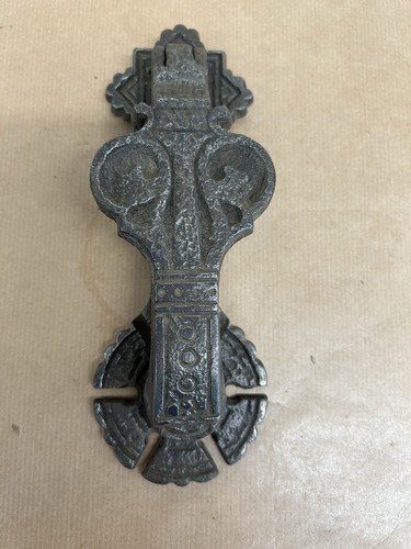 Antique door knocker letterbox - knocker,
