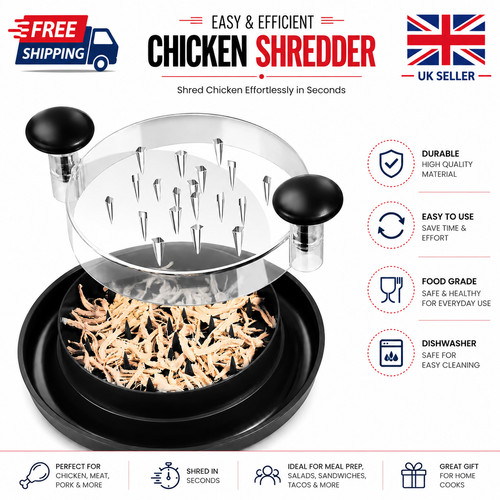 Large chicken shredder tool - large,