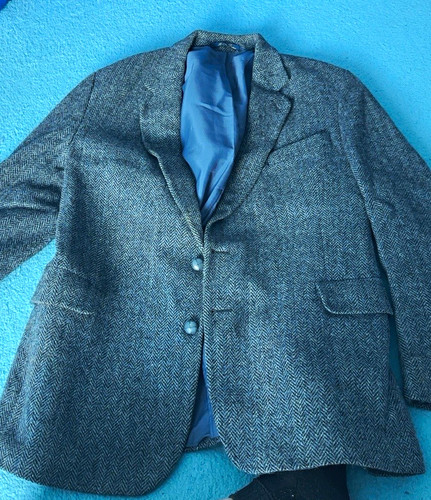 Harris tweed men grey wool - grey,