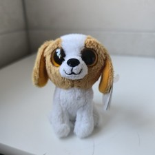 Ty Beanie Boo - Cookie the Dog - Keyring - Plush Soft Toy / Bag Clip - 3/4"