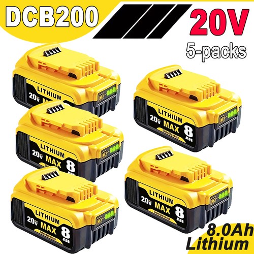 5pack 20volt 0ah - lithium, ion
