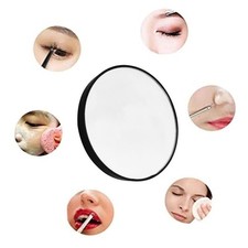 Round Shape 10x/20x/30x Magnifying Mirror With Two Suction Cups Cosmetics Mirror