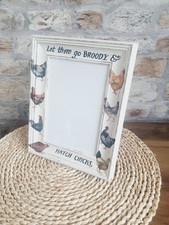 Emma Bridgewater Inspired chickens  Design 7x5 Photo Frame 