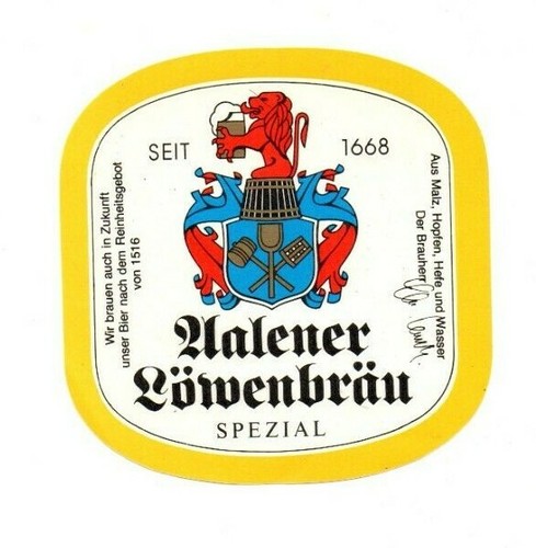 Germany beer label - -,
