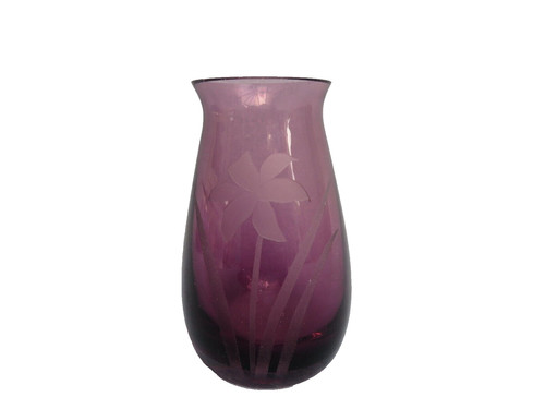 Vintage amethysts art glass - vintage,