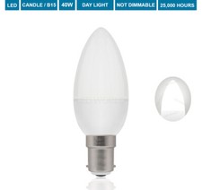 40W B15 LED Candle Light Bulbs