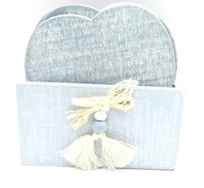 Grey Heart Shaped Coasters