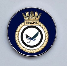 HMS Magpie Royal Navy Lapel