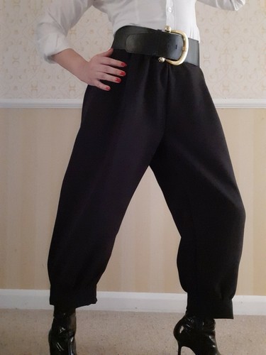 Men black breeches - black, poor
