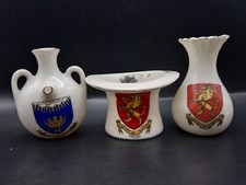 Crested China x3 all with HENLEY ON THAMES Crests inc Egyptian Water Bottle.