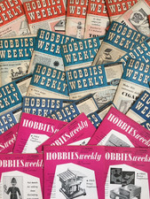 100 x Hobbies Weekly ~ Vintage DIY Weekly Magazines ~ 1958-1961